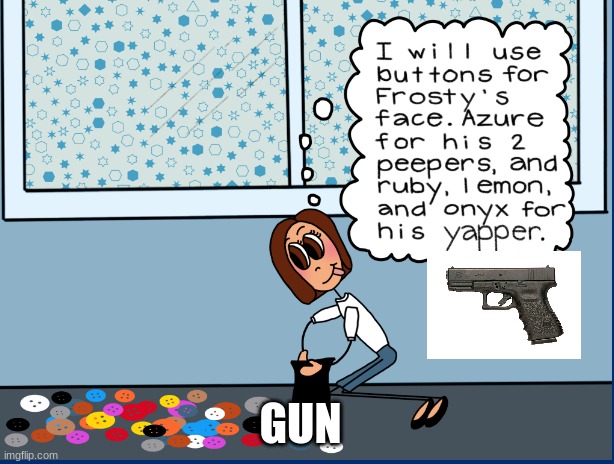 gun | GUN | image tagged in gun | made w/ Imgflip meme maker