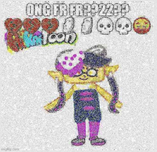 Holy shit! Callie in parappa!!?? Oh no but the Calamari was deep fried | image tagged in ong fr fr,ong fr,parappa the rapper,splatoon | made w/ Imgflip meme maker