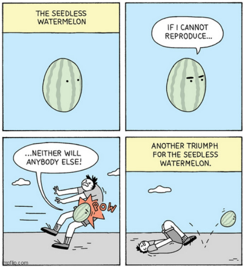 Watermelon Revenge | image tagged in memes,dark humor | made w/ Imgflip meme maker