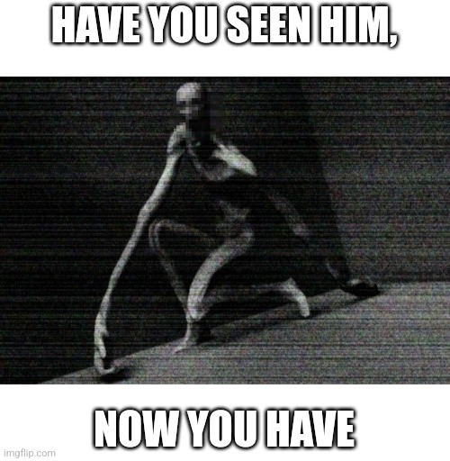 SCP 096 | HAVE YOU SEEN HIM, NOW YOU HAVE | image tagged in scp 096 | made w/ Imgflip meme maker