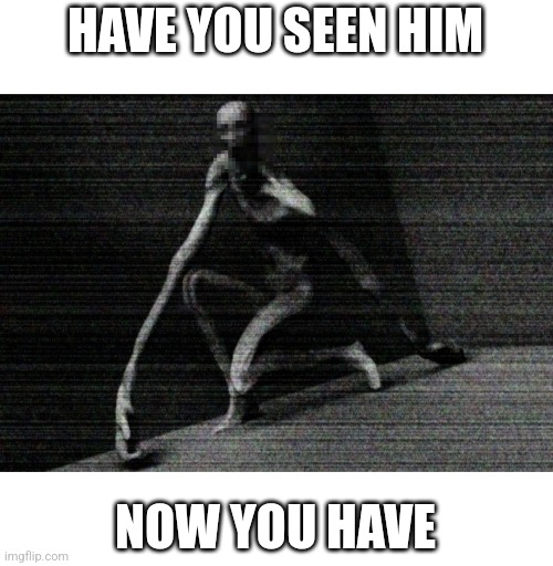 SCP 096 | HAVE YOU SEEN HIM; NOW YOU HAVE | image tagged in scp 096 | made w/ Imgflip meme maker