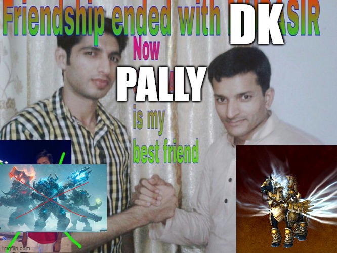 Friendship ended | DK; PALLY | image tagged in friendship ended | made w/ Imgflip meme maker