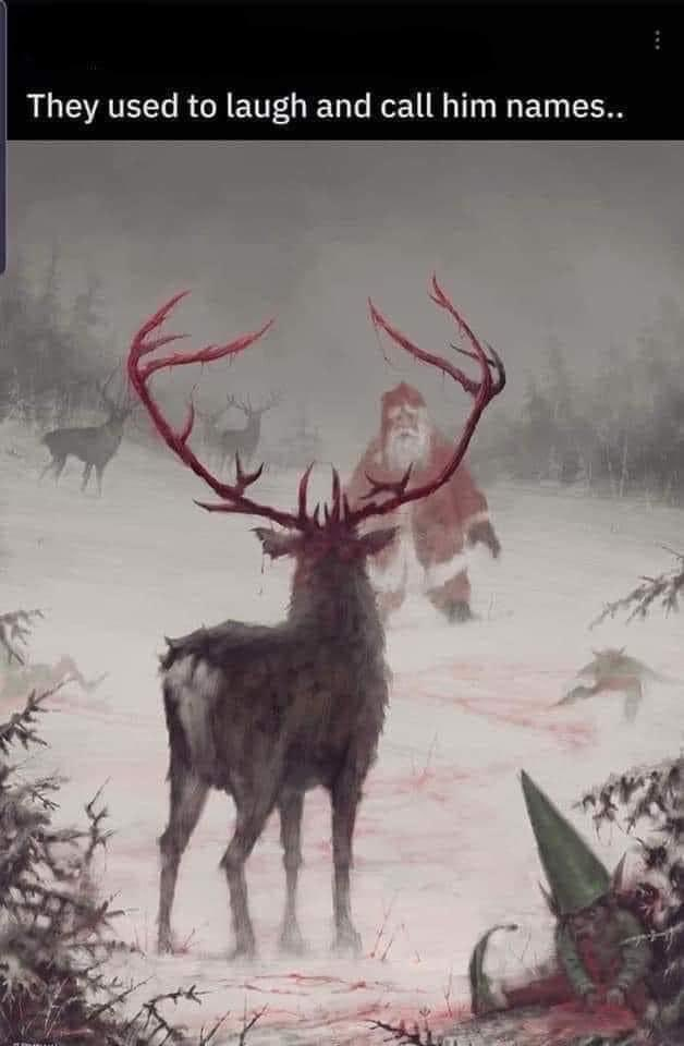 Reindeer Games Blank Meme Template