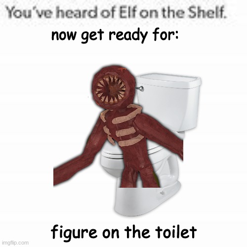 merry doorsmas | now get ready for:; figure on the toilet | image tagged in doors,roblox | made w/ Imgflip meme maker