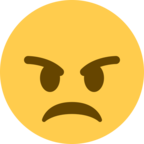 High Quality Angry emoji Blank Meme Template