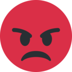 Red angry emoji Meme Template