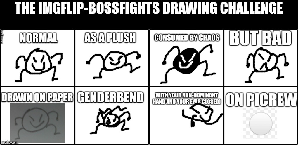 haha | image tagged in the imgflip-bossfights drawing challenge | made w/ Imgflip meme maker