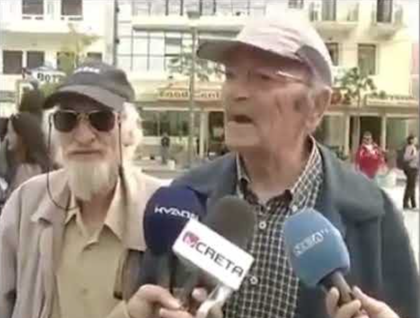 Old Man Interview Blank Meme Template