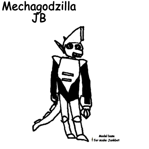 High Quality Mechagodzilla JB (Junkbot for Scale) Blank Meme Template
