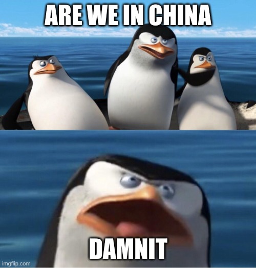 Wouldn't that make you | ARE WE IN CHINA; DAMNIT | image tagged in wouldn't that make you | made w/ Imgflip meme maker