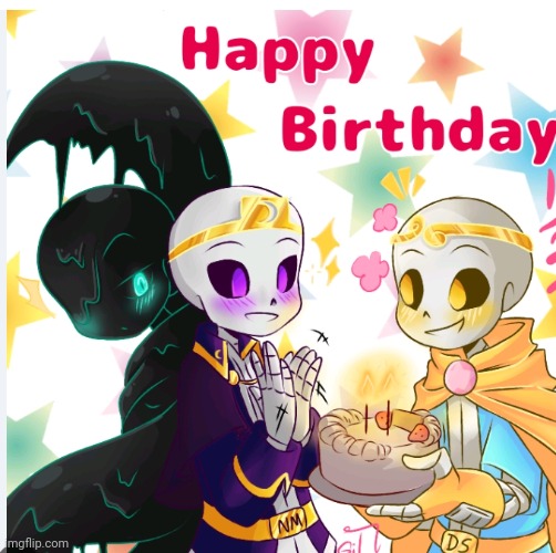 Happy birthday Dream and Nightmare! | image tagged in dream,nightmare,happy birthday,yay | made w/ Imgflip meme maker