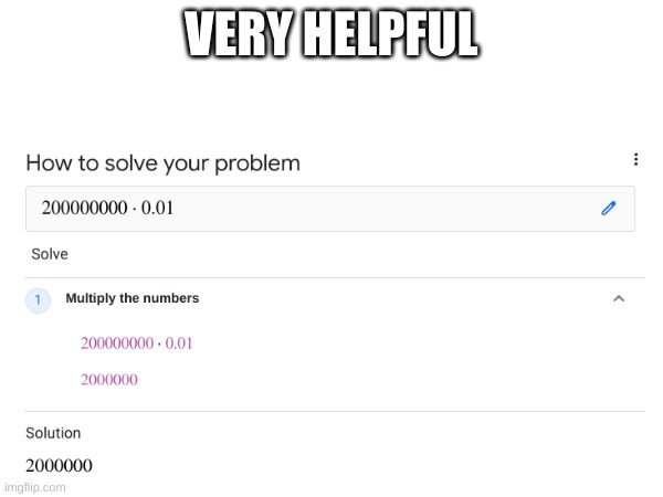 VERY HELPFUL | image tagged in math | made w/ Imgflip meme maker