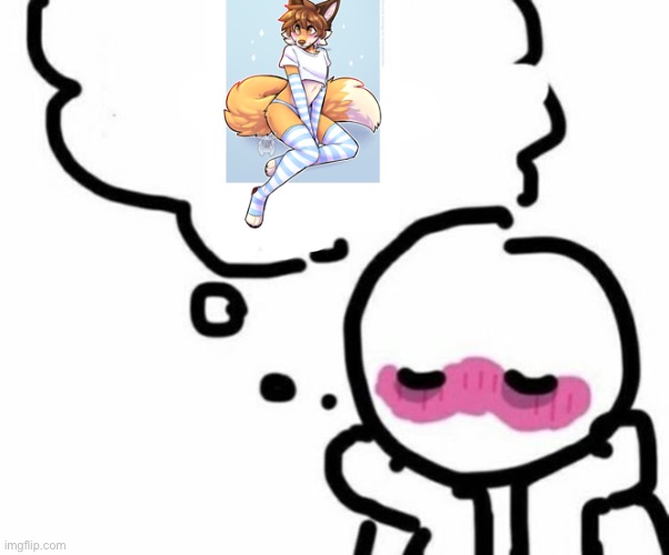 help (art by fleurfurr) | image tagged in blushy boiii | made w/ Imgflip meme maker