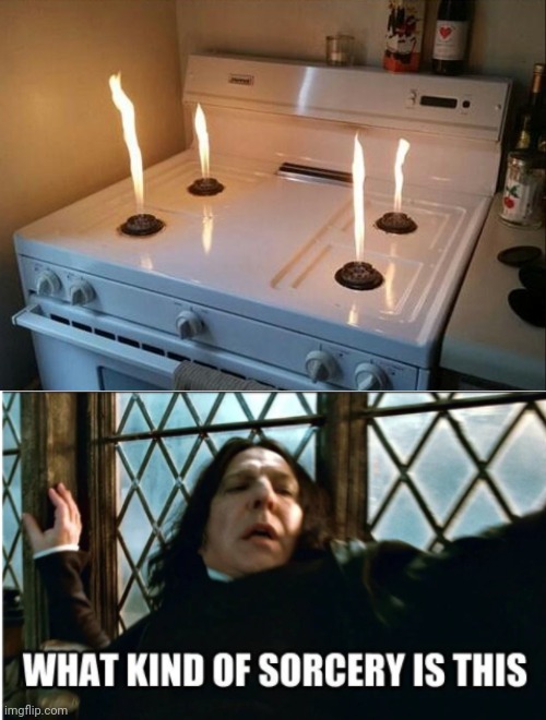 Cursed stove | image tagged in what kind of sorcery is this,cursed,stove,cursed image,stoves,memes | made w/ Imgflip meme maker