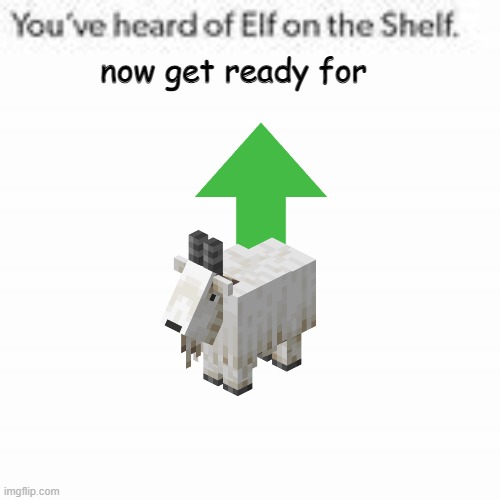 You've Heard Of Elf On The Shelf | now get ready for | image tagged in you've heard of elf on the shelf | made w/ Imgflip meme maker