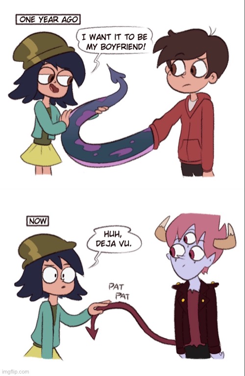 MorningMark - Hands n Tail | image tagged in comics/cartoons,morningmark,svtfoe,star vs the forces of evil,comics,memes | made w/ Imgflip meme maker