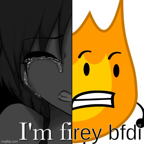 i'm firey bfdi | image tagged in i'm firey bfdi | made w/ Imgflip meme maker