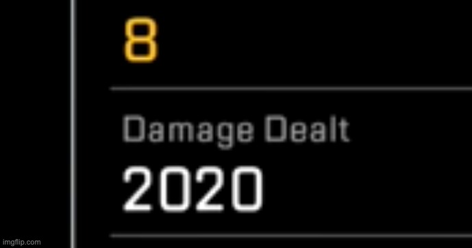 Damage Dealt | image tagged in damage dealt | made w/ Imgflip meme maker