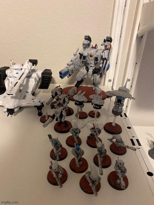 I actually have a tau mini army | image tagged in memes,funny | made w/ Imgflip meme maker