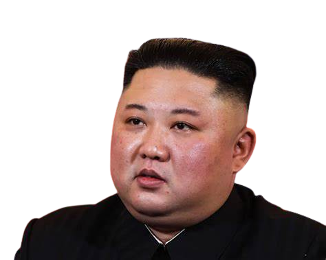 Kim Jong-Un transparent Blank Meme Template