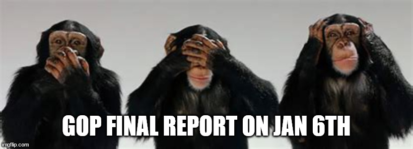 GOP Final Report | GOP FINAL REPORT ON JAN 6TH | image tagged in jim jordan,maga,jan 6th,gop,charade | made w/ Imgflip meme maker