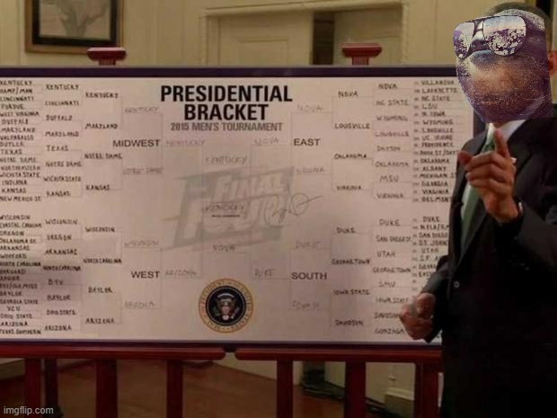Sloth Presidential Bracket | image tagged in sloth presidential bracket | made w/ Imgflip meme maker