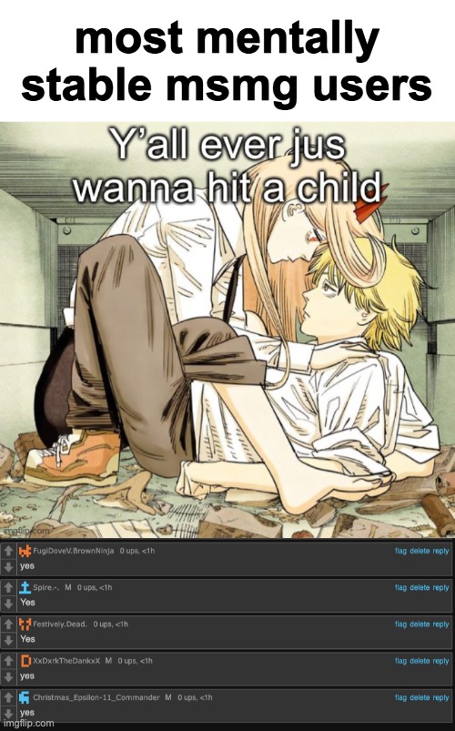 most mentally stable msmg users | made w/ Imgflip meme maker