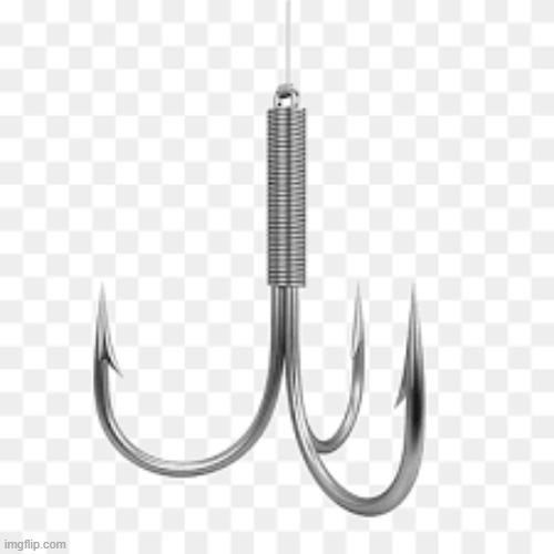 Fish hook | image tagged in fish hook | made w/ Imgflip meme maker