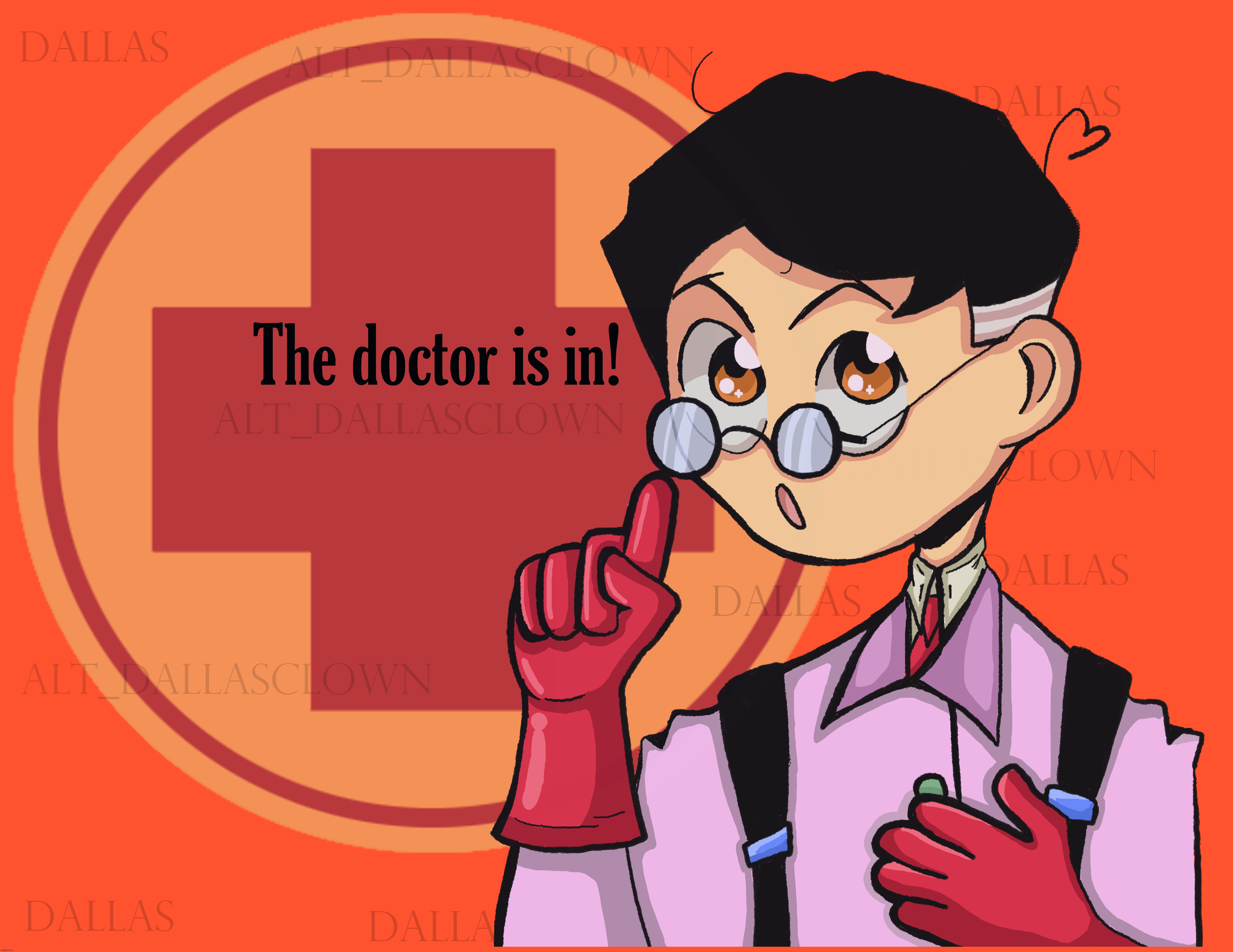I have plans that I can not share because the haters would try to stop me. | image tagged in art,digital art,tf2,the medic tf2,tf2 medic,cute | made w/ Imgflip meme maker