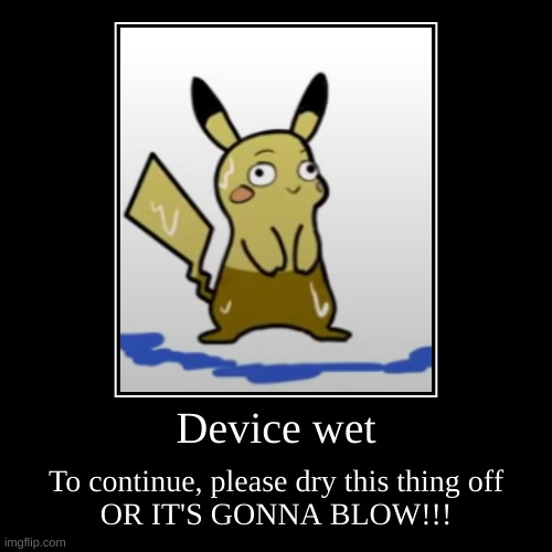 sorry it took so long to read | image tagged in demotivationals,pokemon,pikachu,bruh moment,explosion,oh wow are you actually reading these tags | made w/ Imgflip demotivational maker