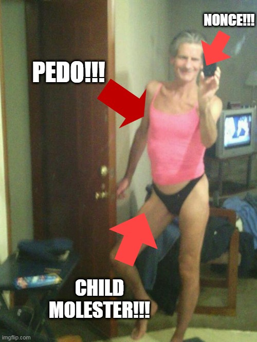 PEDO!!! NONCE!!! CHILD MOLESTER!!! | image tagged in always a front door smile jeffrey | made w/ Imgflip meme maker