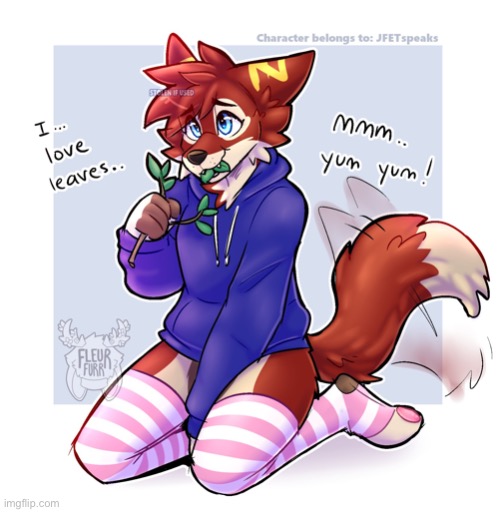 (art by fluerfurr) | made w/ Imgflip meme maker