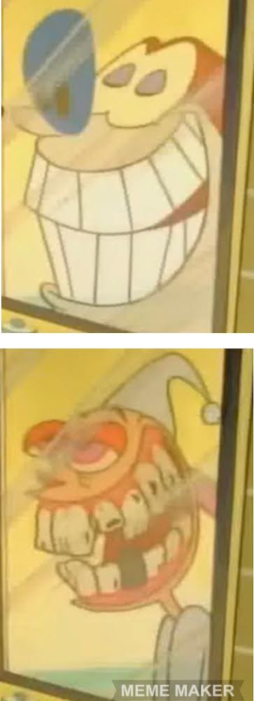 High Quality Stimpy and Ren Blank Meme Template