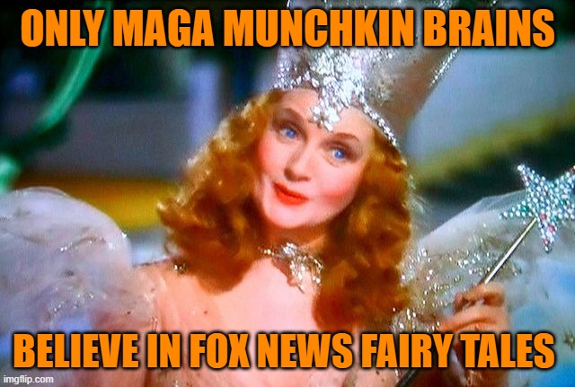 Fairy Tale | ONLY MAGA MUNCHKIN BRAINS BELIEVE IN FOX NEWS FAIRY TALES | image tagged in fairy tale | made w/ Imgflip meme maker