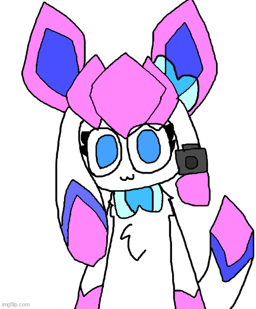 comment names for my next pokemon | image tagged in sylceon with a gun | made w/ Imgflip meme maker