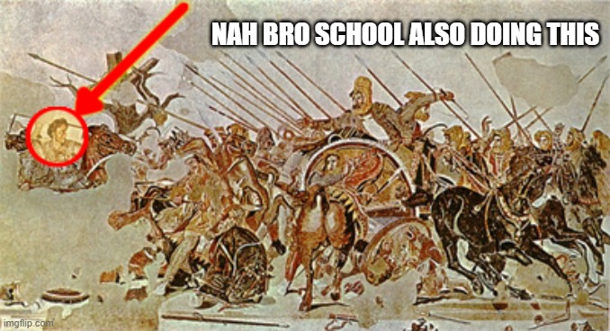 NAH BRO SCHOOL ALSO DOING THIS | made w/ Imgflip meme maker