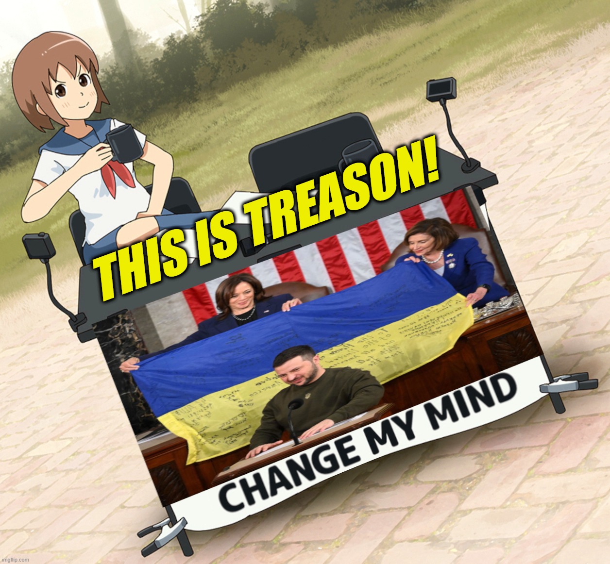 I pledge allegiance to the flag, of the United States of Ukrainia.. | THIS IS TREASON! | image tagged in biden,congress,ukraine,foreign policy,government corruption,money laundering | made w/ Imgflip meme maker
