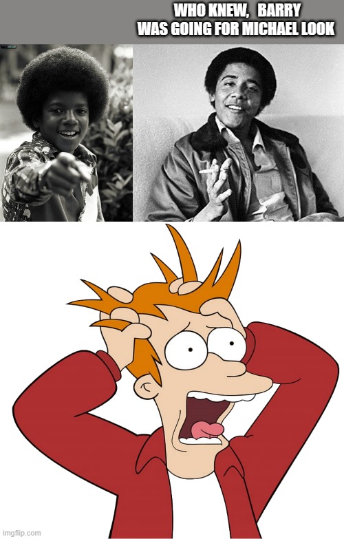 Well there you go. | WHO KNEW,   BARRY WAS GOING FOR MICHAEL LOOK | image tagged in kewlew-fry | made w/ Imgflip meme maker