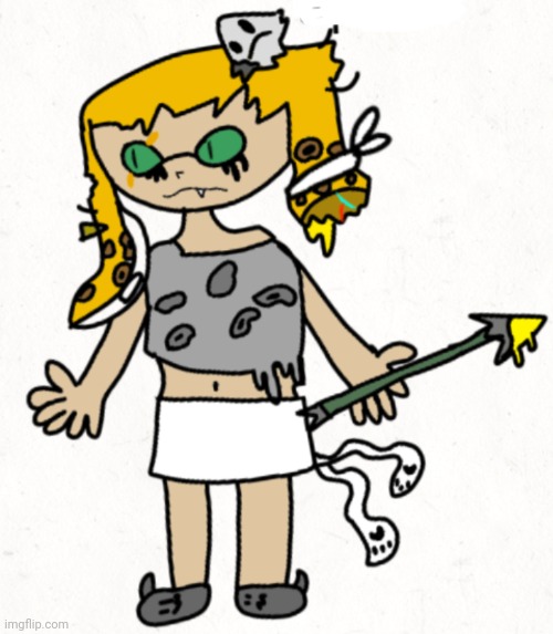 Another new splatoon oc. Apexa ( was once preserved in ice and is now unfrozen ) | image tagged in apexa | made w/ Imgflip meme maker
