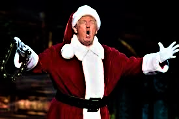 Trump is Santa Blank Meme Template