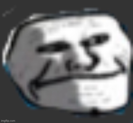 Troll Face but bruh (Transparent) | image tagged in troll face but bruh transparent | made w/ Imgflip meme maker
