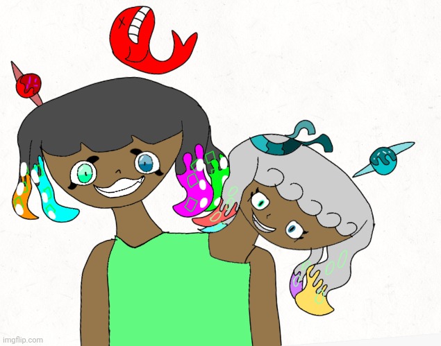 Art I made of my ocs | made w/ Imgflip meme maker