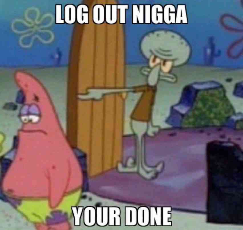 Log out Blank Meme Template