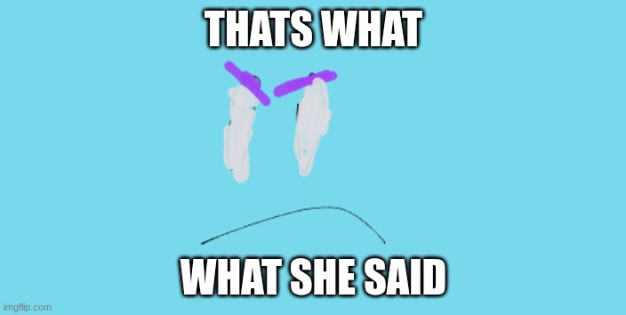 THATS WHAT WHAT SHE SAID | made w/ Imgflip meme maker