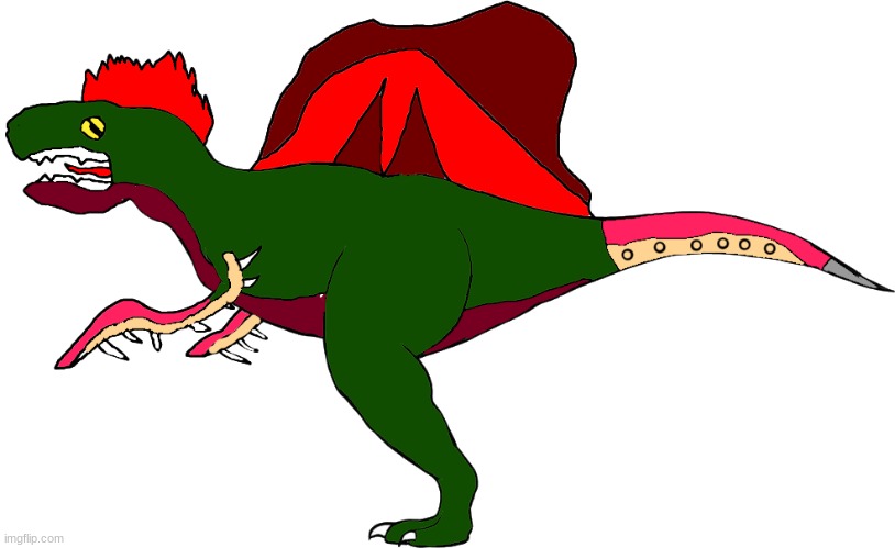 The Octo Rex, Tyrex's childhood killer (Yeah ik the head and arms looks crappy) | image tagged in octo - rex | made w/ Imgflip meme maker