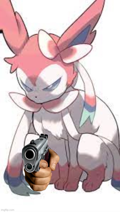 Upset Sylveon | image tagged in upset sylveon | made w/ Imgflip meme maker