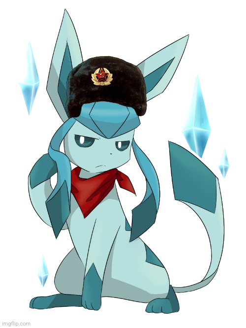 This is a joke | image tagged in glaceon bandana | made w/ Imgflip meme maker