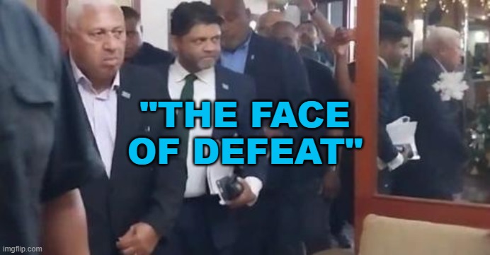 The face of defeat | "THE FACE
OF DEFEAT" | image tagged in fiji islands | made w/ Imgflip meme maker