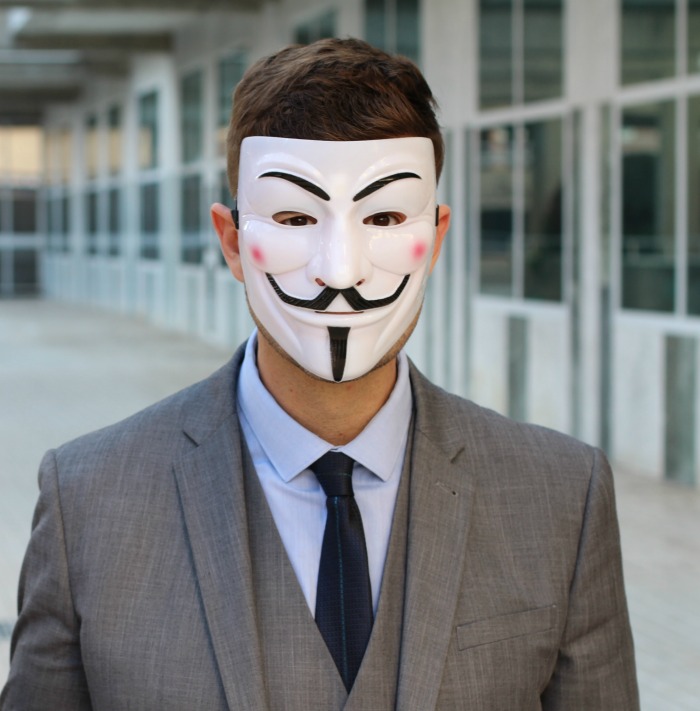 Guy Fawkes Businessman Blank Meme Template