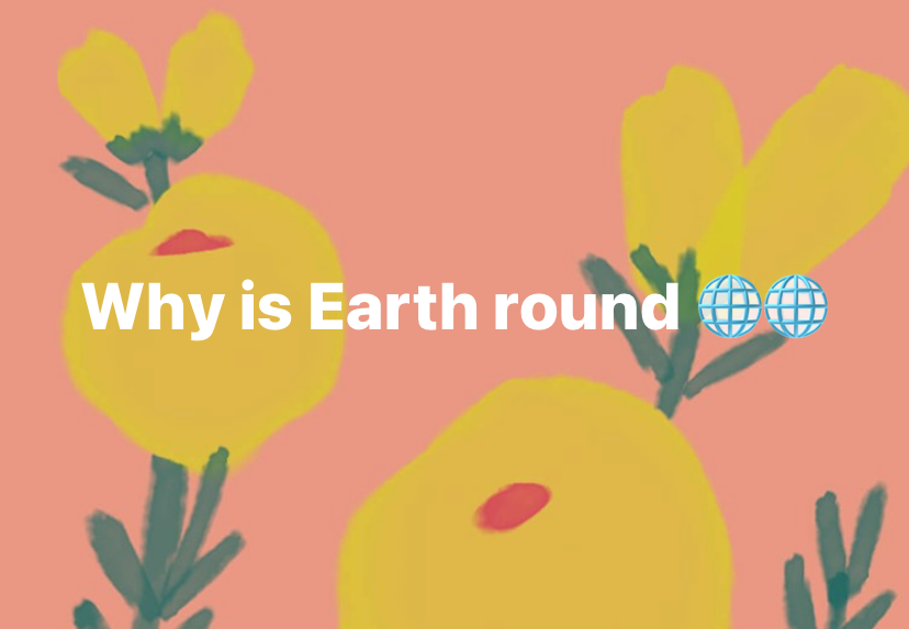 High Quality Why is earth round Blank Meme Template